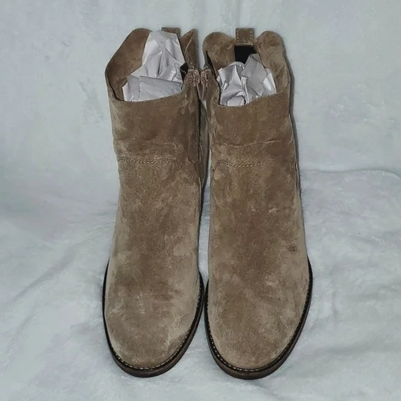 Paul Green Nora Hydro Suede Ankle Booties Size 6 - Picture 3 of 14